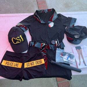 Women's CSI police costume